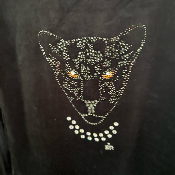 Sonya Rykiel Vintage Tiger Velvet Top - Picture 5 of 17